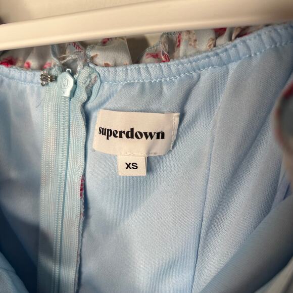 Superdown Off Shoulder Mini Dress Size XS - Picture 3 of 7